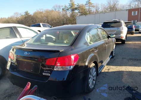 2010 Subaru Legacy 3.6R Limited from USA, damaged, VIN 4S3BMDK62A2221515